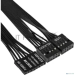 Компьютерный корпус Minitower ExeGate BAA-308U2 (mATX, без БП, 1хUSB/2хUSB 3.0, HD Audio, черный) 3