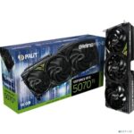 Видеокарта Palit PA-RTX 5070Ti GAMINGPRO-S 16Gb RTX 5070TI 16Gb 256bit GDDR7 2295/28000 HDMIx1 DPx3 HDCP Ret 12