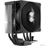 Кулер PCCooler R400 черный 92мм алюминий+медь 2200rpm 30db 4-pin 180W 133мм 3