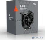 Кулер PCCooler R400 черный 92мм алюминий+медь 2200rpm 30db 4-pin 180W 133мм 5