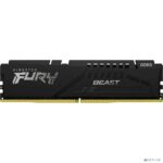 Оперативная память Kingston Fury Beast Black, DDR5, 32GB (1x32GB), 5200 MHz, CL40, с радиатором, черный 4