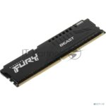 Оперативная память Kingston Fury Beast Black, DDR5, 32GB (1x32GB), 5200 MHz, CL40, с радиатором, черный 6
