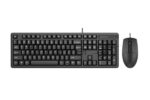 Комплект клавиатура+мышь A4Tech KK-3330S проводной, USB, 1200 DPI, чёрный 31
