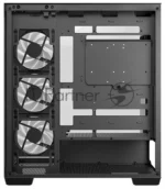 Компьютерный корпус Deepcool CG580 4F черный без БП ATX 6x120мм 3x140мм 2xUSB 3.0 audio bott PSU 14