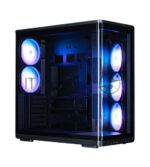 Компьютерный корпус ZALMAN MidTower P60 black (ATX, без БП, 2xUSB 3.0+USB Type C, 5x120мм ARGb) (Zalman P60 Black) 11