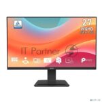 Монитор 27" MSI PRO MP273Q E7 IPS 2560x1440, 75 Гц, 1 мс, 16:9, 250 кд/м², 2×HDMI 2.0, DP 1.4, 3.5 Jack, HDR10, Adaptive-Sync, черный