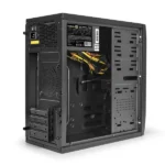Компьютерный корпус Minitower ExeGate EX272748RUS QA-412U Black, mATX, (XP600, Black, 120мм), 2хUSB+2хUSB 3.0, Audio 7