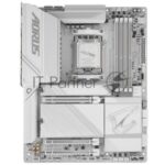 Материнская плата Gigabyte X870E AORUS PRO X3D ICE, AM5, AMD X870E, 4xDDR5, 4xSATA, 4xM.2, 1xPCIe 5.0 x16, 1xPCIe 4.0 x16, 1xPCIe 3.0 x16, 1xHDMI, 1x5Gb LAN, Wi-Fi 7, Bluetooth 5.4, 2xUSB-C 40Gbps (USB4), 2xUSB-C 10Gbps, 5xUSB-A 10Gbps, 3xUSB-A 5Gbps, 3x3.5 мм + S/PDIF оптический, 7.1, белый, ATX 7