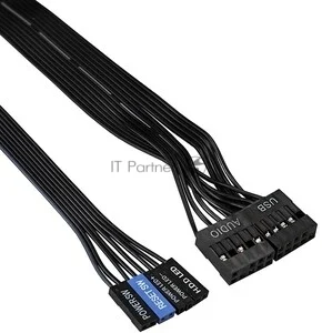 Компьютерный корпус Minitower ExeGate EX286424RUS BA-309-350W-8 (mATX, БП AA350 с вент. 8см, 2хUSB, HD аудио, черный)