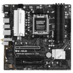 Материнская плата ASUS PRIME B650M-A WIFI II, AM5, AMD B650, 4xDDR5, 4xSATA, 2xM.2, 1xPCI-E 4.0 x16, 2xPCI-E 4.0 x1, 1xHDMI, 1xDP, 1xVGA, 1x 2.5Gb LAN, 2xUSB-A 3.2 Gen 2, 2xUSB-A 3.2 Gen 1, 4xUSB-A 2.0, 3x3.5 мм, 7.1, Micro-ATX 13
