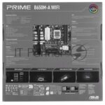 Материнская плата ASUS PRIME B650M-A WIFI II, AM5, AMD B650, 4xDDR5, 4xSATA, 2xM.2, 1xPCI-E 4.0 x16, 2xPCI-E 4.0 x1, 1xHDMI, 1xDP, 1xVGA, 1x 2.5Gb LAN, 2xUSB-A 3.2 Gen 2, 2xUSB-A 3.2 Gen 1, 4xUSB-A 2.0, 3x3.5 мм, 7.1, Micro-ATX 16