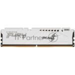 Оперативная память Kingston Fury Beast, DDR5, 32Gb (1x32GB), 6000MHz, CL36, DIMM, с радиатором, белый 16