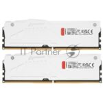 Оперативная память Kingston Fury Beast, DDR5, 32Gb (2x16 Gb), 5600 MHz, CL36, DIMM, радиатор, белый 3