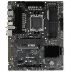 Материнская плата MSI PRO B850M-P WIFI, AM5, AMD B850, 4xDDR5, 4xSATA, 3xM.2, 1xPCIe 5.0 x16, 1xPCIe 4.0 x4, 2xPCIe 3.0 x1, 1xHDMI, 2xUSB-C 10Gbps, 1xUSB-A 5Gbps, 1xUSB-A 10Gbps, 4xUSB-A 2.0, 2x3.5 мм, S/PDIF, 1x5Gb LAN, Wi-Fi 7, Bluetooth 5.4, 7.1, mATX 13