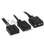 Вентилятор для корпуса PCCooler EF120 ARGb черный, 120 мм, 1500 об/мин, 25.7 дБ, 4 pin 4
