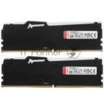 Оперативная память Kingston Fury Beast RGb, DDR5, 32Gb (2x16 Gb), 6000 MHz, CL30, радиатор, RGb, черный 7