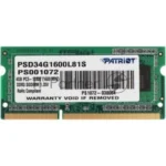 Оперативная память Patriot Signature, DDR3L, 4GB (1x4 GB), 1600 MHz, CL11, DIMM 11