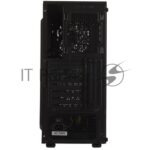 Компьютерный корпус Miditower ExeGate EVO-8243-EVO800 (ATX, БП EVO800RGb с вент. 12 см, 2хUSB+1хUSB 3.0, черный, 3 вент. с RGb подсветкой, боковая панель - закаленное стекло) 14