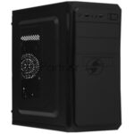 Компьютерный корпус Minitower ExeGate BA-202-UNS350 (mATX, БП UNS350 с вент. 12см, 2хUSB, аудио, черный) 10