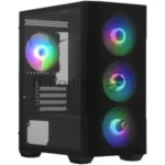 Компьютерный корпус MSI MAG FORGE M100R 1xUSB 3.0, 2xUSB 2.0, 4x120мм ARGB Fan, ARGB Control Board, Tempered Glass Window, Brown Box (932220) 9