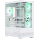 Компьютерный корпус MSI MAG Pano 110R PZ белый без БП ATX 6x120мм 7x140мм 2xUSB 3.0 1xUSB3.1 audio AirDuct bott PSU 6