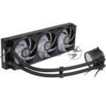 Система охлаждения PCCooler DA360 Pro ARGb Digital BK (300W, 360мм, LED temp., Black, ARGb/Fans: 3x120мм, 75.8CFM, 33.7dBA, 2200RPM/Pump height 57мм, 28dBA, 3000RPM, Rad thickness 27мм/S: 1851, 1700, 1200, 20XX, 115X, AM5, AM4) 18