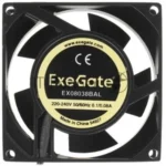 Вентилятор для корпуса ExeGate EX08038BAL черный, 80 мм, 2600 об/мин, 35 дБ 1