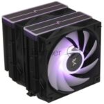 Кулер для процессора DEEPCOOL AG620 BK ARGB V2 черный 120мм алюминий+медь 1850rpm 29.4db 4-pin 260W 157мм 14