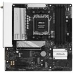 Материнская плата ASRock B650M Pro X3D WiFi, AM5, AMD B650, 4xDDR5, 4xSATA, 3xM.2, 1xPCIe 5.0 x16, 1xPCIe 4.0 x4, 1xHDMI, 1xDP, 1x2.5Gb LAN, Wi-Fi 6E, Bluetooth 5.2, 1xUSB-C 10Gbps, 1xUSB-A 10Gbps, 2xUSB-A 5Gbps, 4xUSB-A 2.0, 3x3.5 мм, 7.1, mATX 5