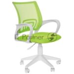 Кресло Бюрократ CH-W695NLT TW-03A TW-18 салатовый, сетка/ткань, 120 кг, механизм качания 17