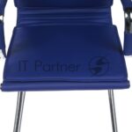 Кресло Бюрократ CH-993-Low-V/blue синий, экокожа, 120 кг, механизм качания, низкая спинка 8