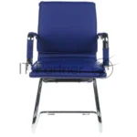 Кресло Бюрократ CH-993-Low-V/blue синий, экокожа, 120 кг, механизм качания, низкая спинка 10