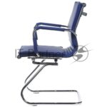 Кресло Бюрократ CH-993-Low-V/blue синий, экокожа, 120 кг, механизм качания, низкая спинка 11
