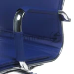 Кресло Бюрократ CH-993-Low-V/blue синий, экокожа, 120 кг, механизм качания, низкая спинка 13