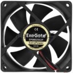 Вентилятор для корпуса ExeGate ExtraPower EP02510S2P-5 черный, 25 мм, 12000 об/мин, 26 дБ, 2 pin 6