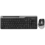Комплект клавиатура+мышь A4Tech FStyler FB2535C беспроводной, USB + Bluetooth, 2000 DPI, черный 24