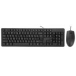 Комплект клавиатура+мышь A4Tech KK-3330 проводной, USB, 1200 DPI, чёрный 26