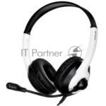 Гарнитура A4Tech Fstyler FH100U белый/черный, проводная 12