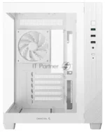 Компьютерный корпус Deepcool CG330 3F без БП, боковое окно (панорама), 3x120мм ARGB PWM вентилятора, черный, mATX 11