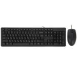 Комплект клавиатура+мышь A4Tech KK-3330S проводной, USB, 1200 DPI, чёрный 35