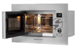 Встраиваемая микроволновая печь Zigmund & Shtain BMO 21 S нержавеющая сталь, 20 л, 1200 Вт, переключатели - поворотный механизм/кнопки 6