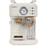 Кофеварка рожковая Maunfeld MF-737BG PRO бежевый, исп. кофе - молотый, 1.5 л, 1250 Вт, 15 бар 17