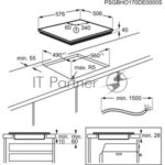 Электрическая варочная панель Electrolux EHF6342XOK Hi-Light, независимая, черный 6