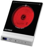 Плита настольная электрическая Endever Skyline DP-71 черный/серебристый, 2 кВт, ТЭН, конфорки - 1, стеклокерамика, сенсор 5