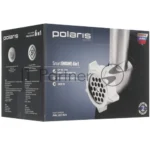 Мясорубка электрическая Polaris PMG 1855 RUS черный, 1800 Вт, 2.0 кг/мин, реверс, защита от перегрузки, насадки - 7 7