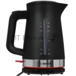 Электрочайник Bosch TWK1M123 черный, 1.7 л, 2400 Вт, скрытый нагревательный элемент 10