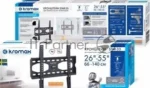 Кронштейн Kromax STAR-33, 26"-55", VESA 400x400 мм, max 50 кг, серый 13