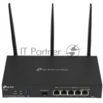 VPN-маршрутизатор TP-Link ER706W Omada с гигабитными портами и поддержкой Wi-Fi AX3000, 1 гиг. SFP WAN/LAN, 1 гиг. RJ45 WAN, 4 гиг. RJ45 WAN/LAN, USB 3.0, до 574 М/с на 2,4 ГГц + до 2402 М/с 13
