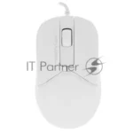 Мышь проводная A4Tech Fstyler FM12 белый, 1200 dpi, USB, кнопки - 3 18