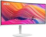 Монитор 34" MSI Modern MD342CQPW VA 3440x1440, 120 Гц, 4 мс, 21:9, 300 кд/м², 2xHDMI 2.0b, DP 1.4a, USB-C, USB Hub (2x USB 3.0), 3.5 Jack, динамики (2x3 Вт), Adaptive-Sync, изогнутый экран (1500R), белый 13